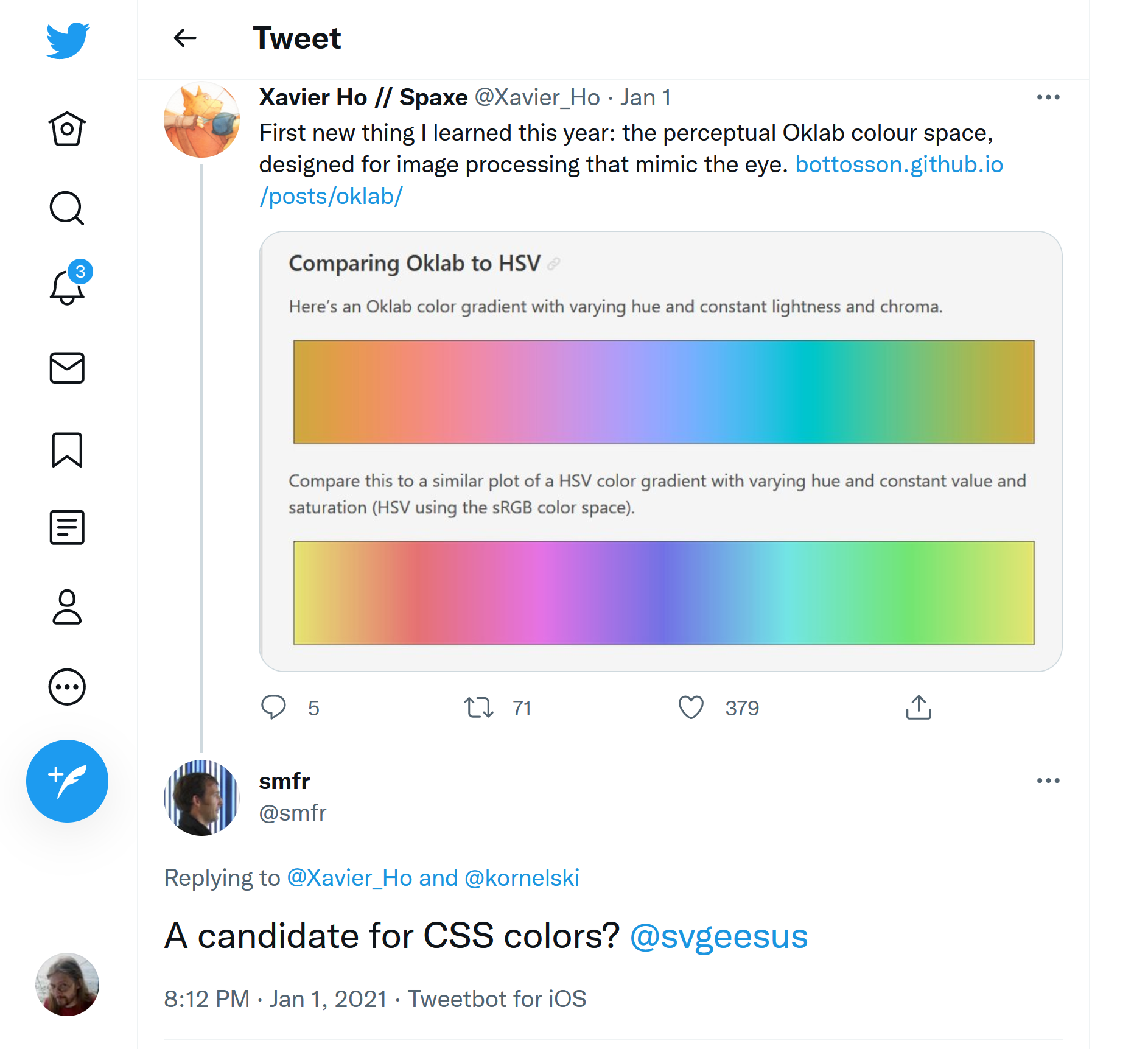 candidate for CSS colors?
